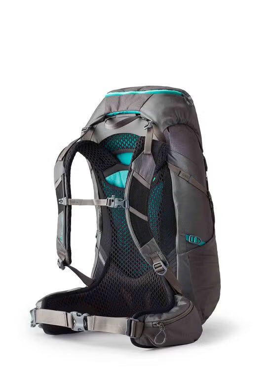 Gregory Jade 43L Women's Hiking Backpack in Mist Grey - Front Angle
