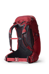 Gregory Jade LT 28 Women's Hiking Backpack in Ruby Red - Back