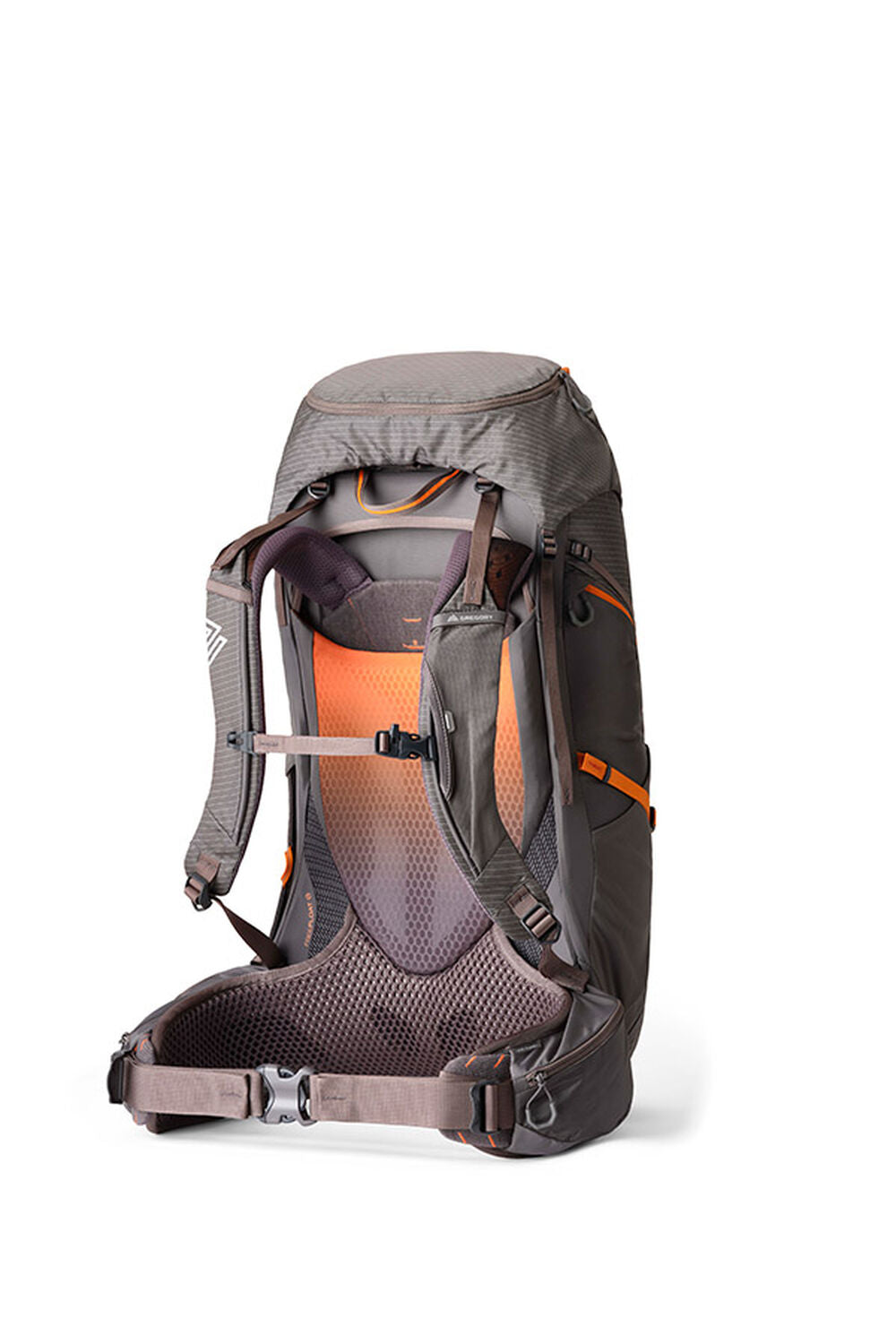 Gregory Maven 48L Women's Backpacking Pack in Grey Melon - Front