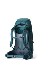 Gregory Maven 48L Women's Backpacking Pack in Ocean Slate - Back