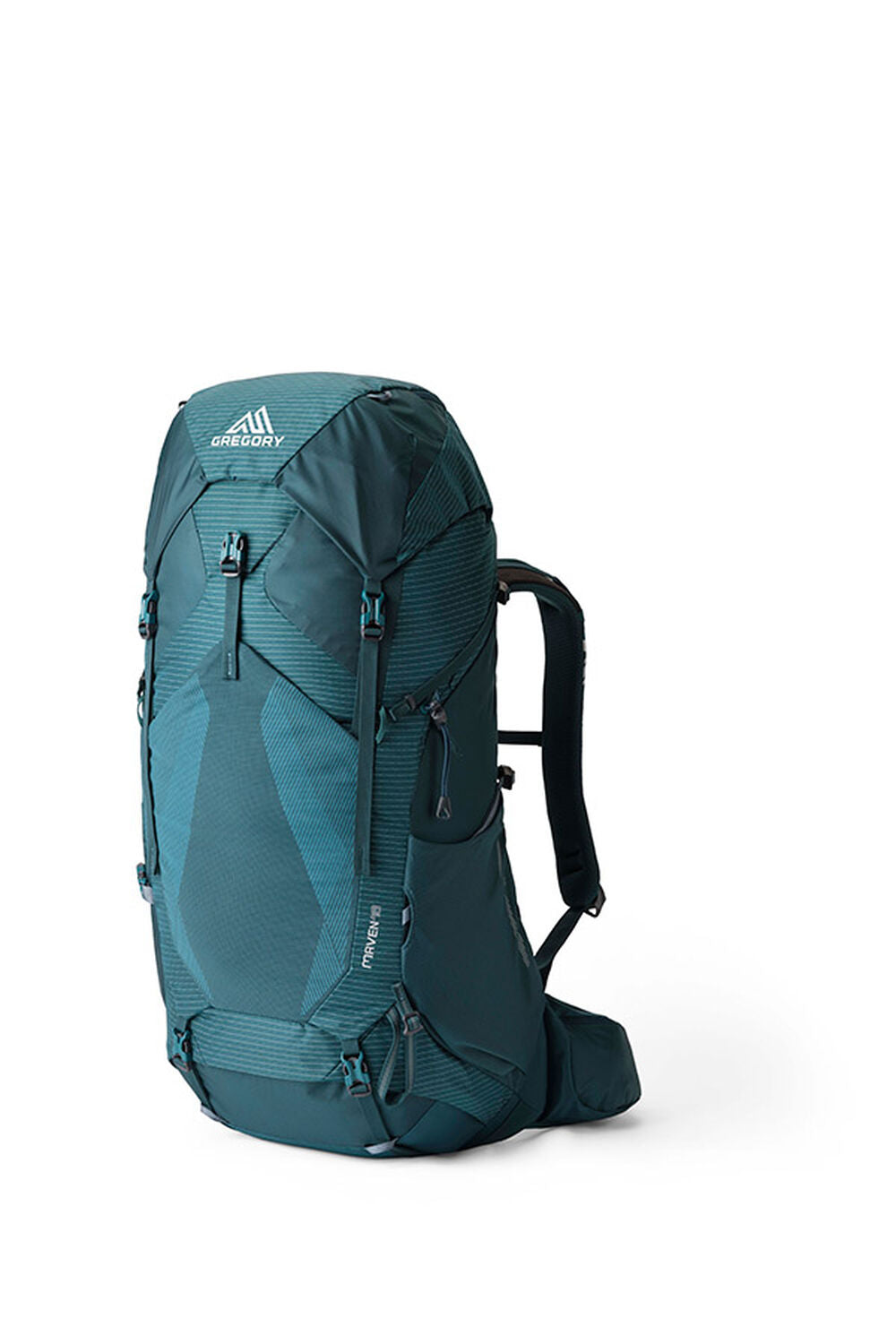 Gregory Maven 48L Women's Backpacking Pack in Ocean Slate - Front