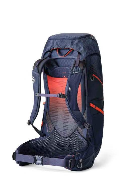 Gregory Paragon 50L Men's Backpacking Pack in Spark Navy - Back