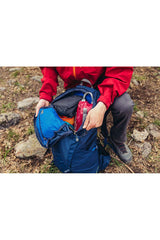 Gregory Zulu 30 Men's Hiking Backpack in Halo Blue - On Trail Seated