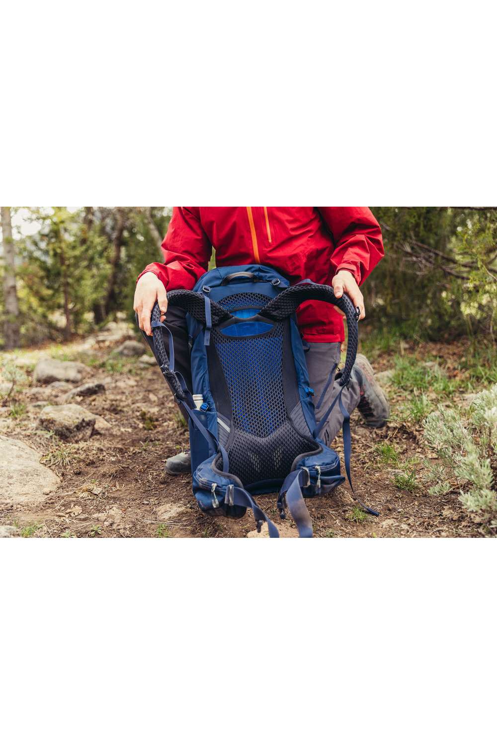 Gregory Zulu 35 Men's Hiking Backpack in Halo Blue - On Trail