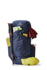 Gregory Zulu 55 Men's Hiking Backpack in Halo Blue - SideWinder Holster Detail