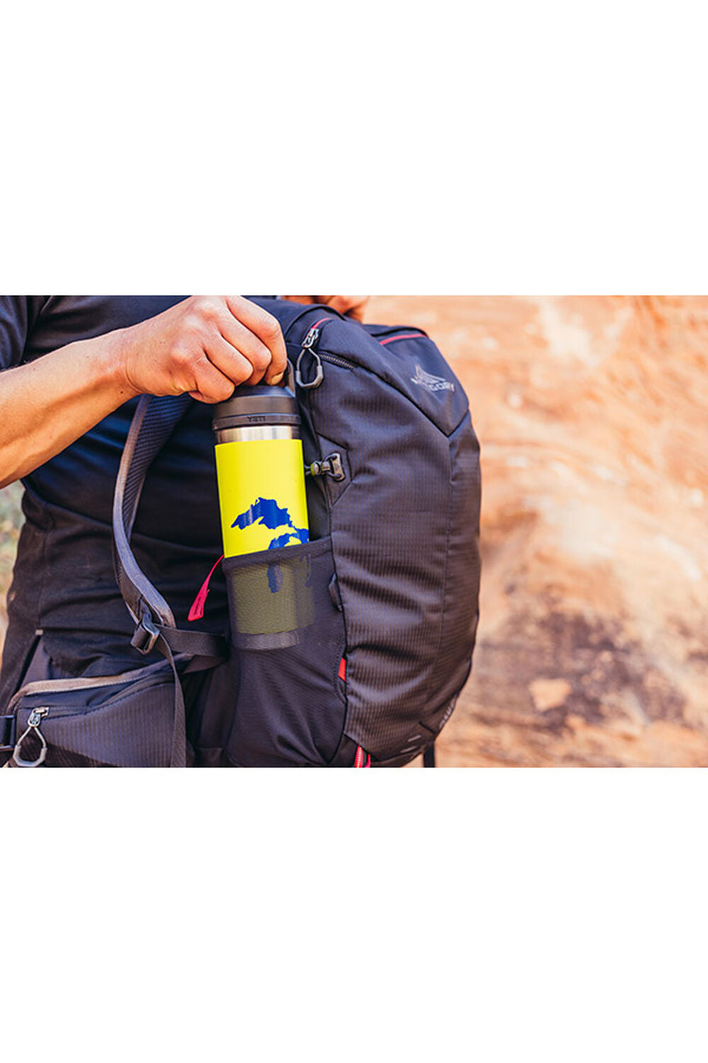 Gregory Zulu LT 20 Men's Hiking Backpack in Starlight Blue - Trekking Pole Attachment
