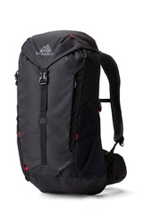 Gregory Zulu LT 28 Men's Hiking Backpack in Volcanic Black - Front