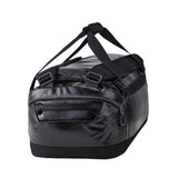 Gregory Alpaca 40L Duffel Bag in Obsidian Black - Side View showing removable backpack straps