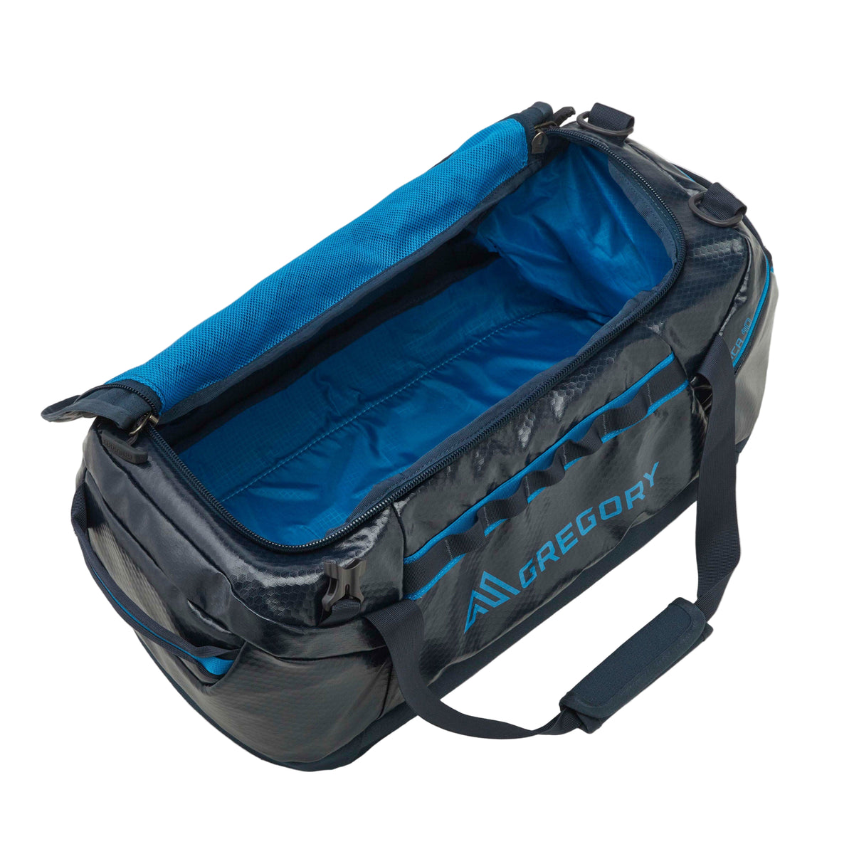 Gregory Alpaca 40L Main Compartment Interior - showing mesh pocketing and organisation