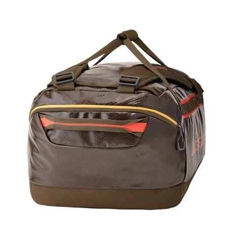 Gregory Alpaca 60L Duffel Bag in Mesa Brown - Side View showing 60L capacity