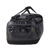 Gregory Alpaca 60L Duffel Bag in Obsidian Black - Side View showing removable backpack straps