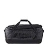 Gregory Alpaca 60L Duffel Bag in Obsidian Black - Straight View with 40% recycled materials