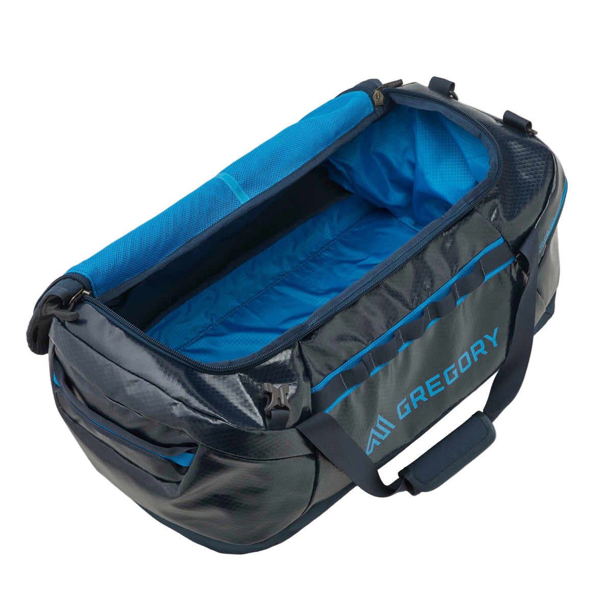 Gregory Alpaca 60L Main Compartment Interior - showing mesh pocketing and organisation