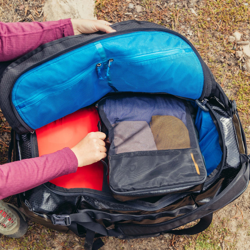 Gregory Alpaca 80L Packing Cube Included - travel-friendly organisation with mesh top