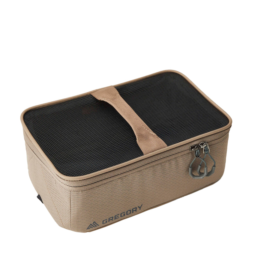Gregory Alpaca Gear Pod 5L in Mirage Tan - Product Overview with 40% recycled materials