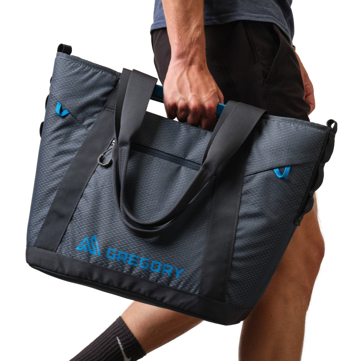 Gregory Alpaca Utility Tote 35L Lightweight Aluminium Handles - anodised handles for stability and easy loading