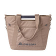 Gregory Alpaca Utility Tote 35L in Mirage Tan - Front View with aluminium handles