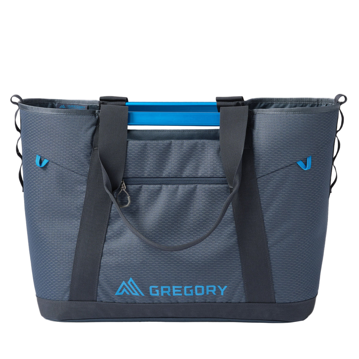 Gregory Alpaca Utility Tote 50L in Slate Blue - Front View with 40% recycled materials