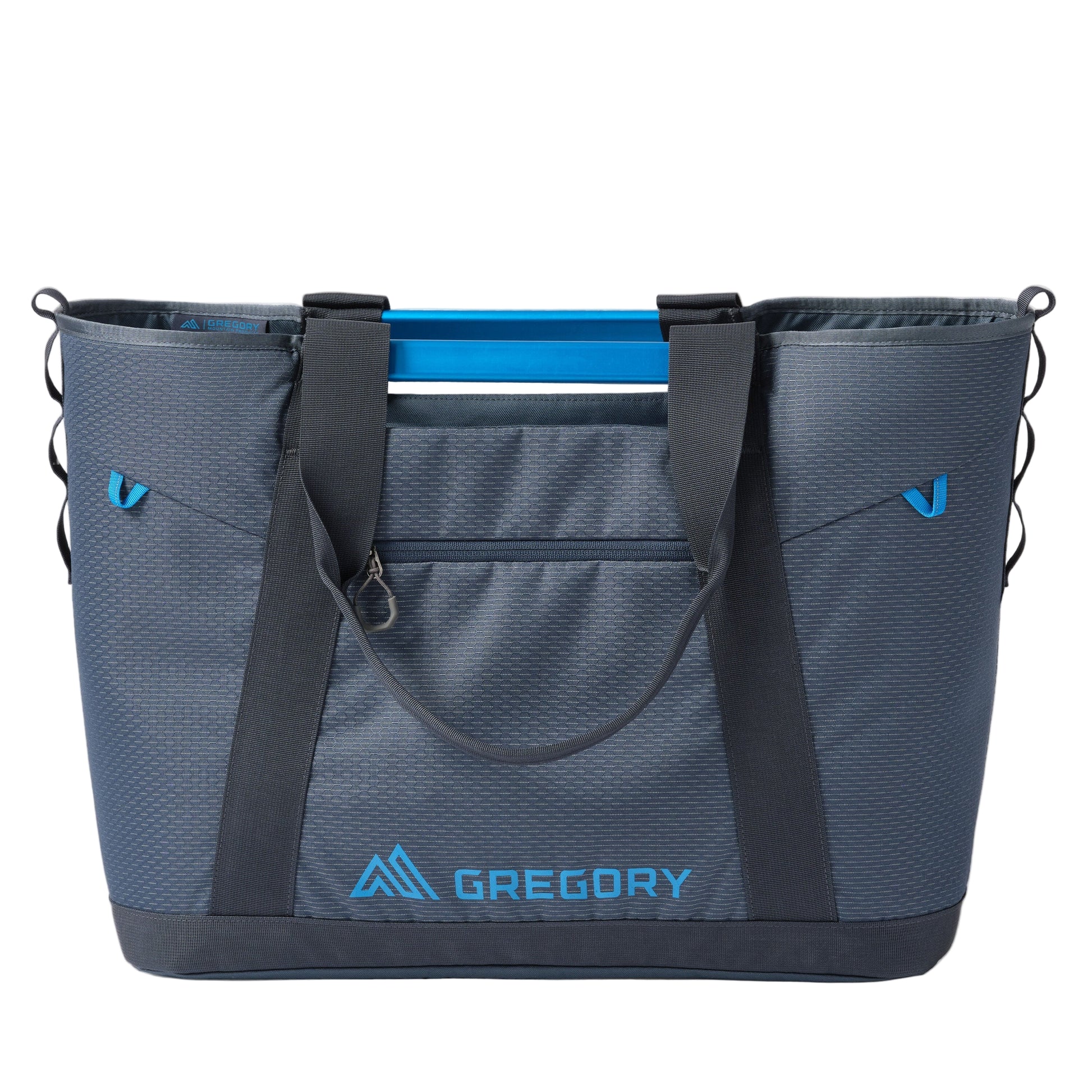 Gregory Alpaca Utility Tote 50L in Slate Blue - Front View with 40% recycled materials