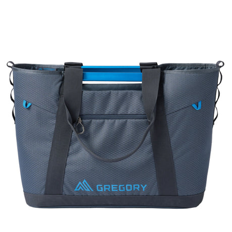 Gregory Alpaca Utility Tote 50L in Slate Blue - Front View with 40% recycled materials