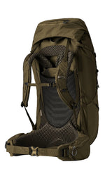 Gregory Baltoro 100 Pro RC 95L in Crocodile Green - Back View showing AirCushion breathable backpanel