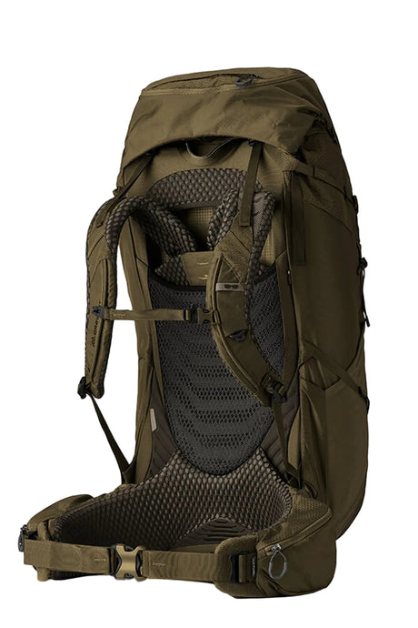 Gregory Baltoro 100 Pro RC 95L in Crocodile Green - Back View showing AirCushion breathable backpanel