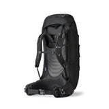 Gregory Baltoro 100 Pro RC 95L in Lava Black - Back View showing perimeter alloy frame and suspension