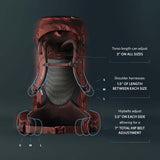 Gregory Baltoro 75 RC Features - 9 external pockets, hydration compatible, and smart organisation