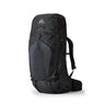 Gregory Baltoro 85 Pro RC 85L in Lava Black - Front View with FreeFloat A3 suspension and U-zip access