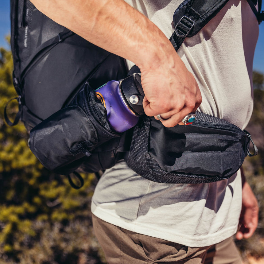 Gregory Baltoro 85 Pro RC SideWinder Bottle Holster - one-handed water bottle access on the go