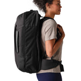 Gregory Border 50 + 15 on Model - demonstrating comfortable fit with adjustable torso and padded hipbelt
