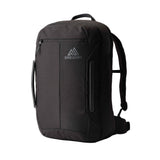 Gregory Border Carry-On 40L in Black Lichen - Front View with AirCushion mesh backpanel