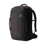 Gregory Border Carry-On 40L in Black Lichen - Front View with AirCushion mesh backpanel