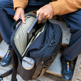 Gregory Border Carry-On 40L Exterior-Accessed Laptop Sleeves - padded protection with separate tablet sleeve