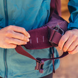 Gregory Deva 70 RC Padded Hipbelt - FreeFloat system adapts to women's body shape for loads up to 25kg