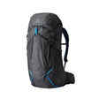 Gregory Focal 48 RC Men's Backpacking Pack in Ozone Black - Front View with 52L capacity