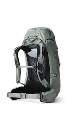 Gregory Jade 33L Women's Backpack in Artichoke Green - Back View showing tensioned mesh system