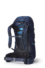 Gregory Jade 33L Women's Backpack in Midnight Navy - Back View showing tensioned mesh backpanel for ventilation