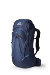 Gregory Jade 33L Women's Backpack in Midnight Navy - Front View with FreeFloat suspension and U-zip access