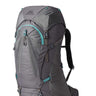 Gregory Jade 53L Women's Backpack in Mist Grey - Front View with women-specific geometry
