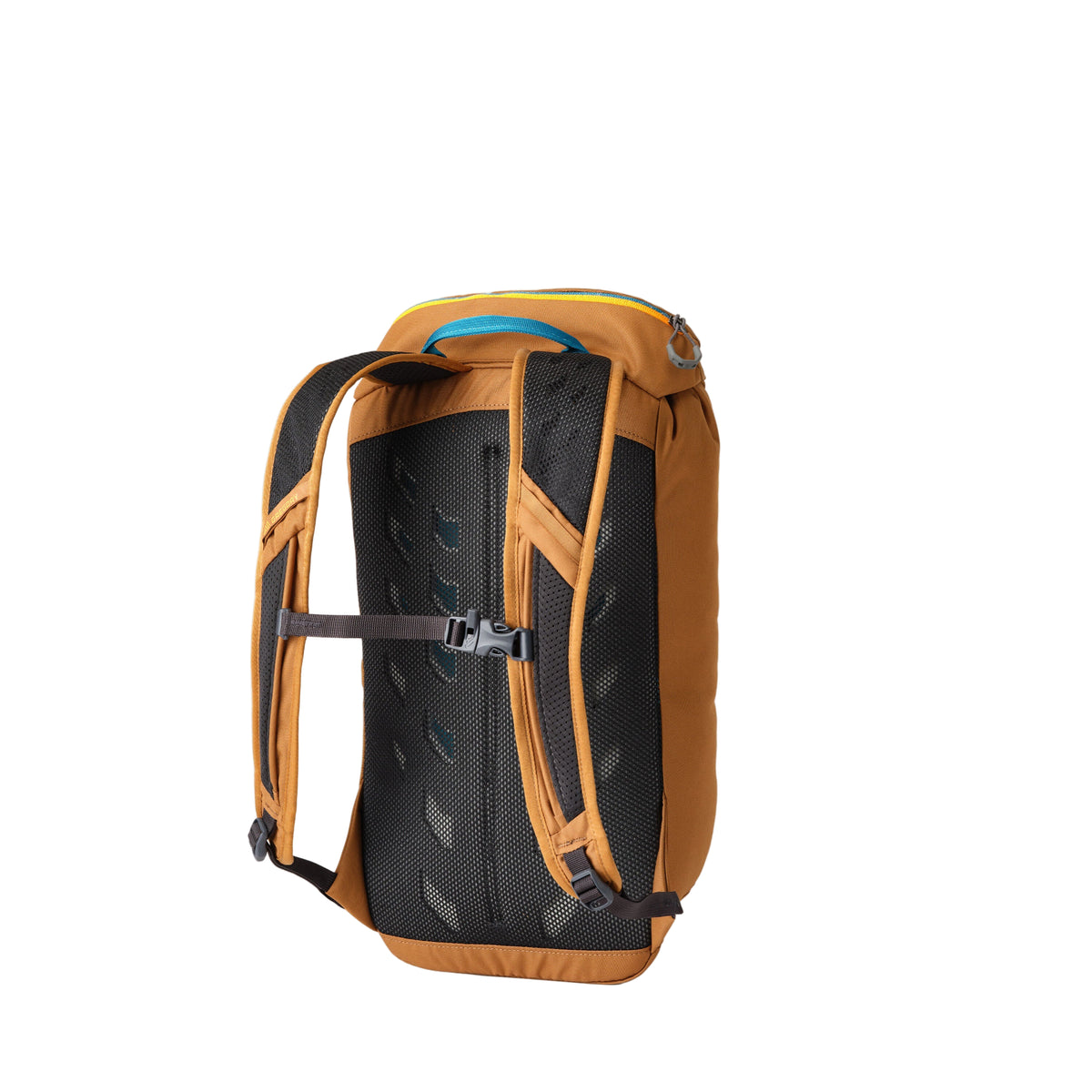 Gregory Nano 16L Daypack in Moab Tan - Back View showing breathable die-cut backpanel
