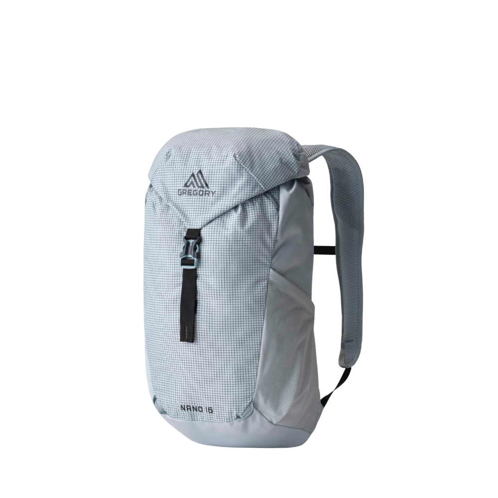 Gregory Nano 16L Daypack in Sage White - Front View with colourful energetic design