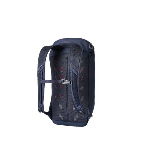 Gregory Nano 16L Daypack in Spark Navy - Back View showing breathable backpanel