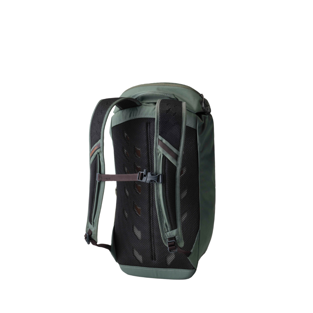 Gregory Nano 16L Daypack in Terrain Green - Back View showing breathable backpanel