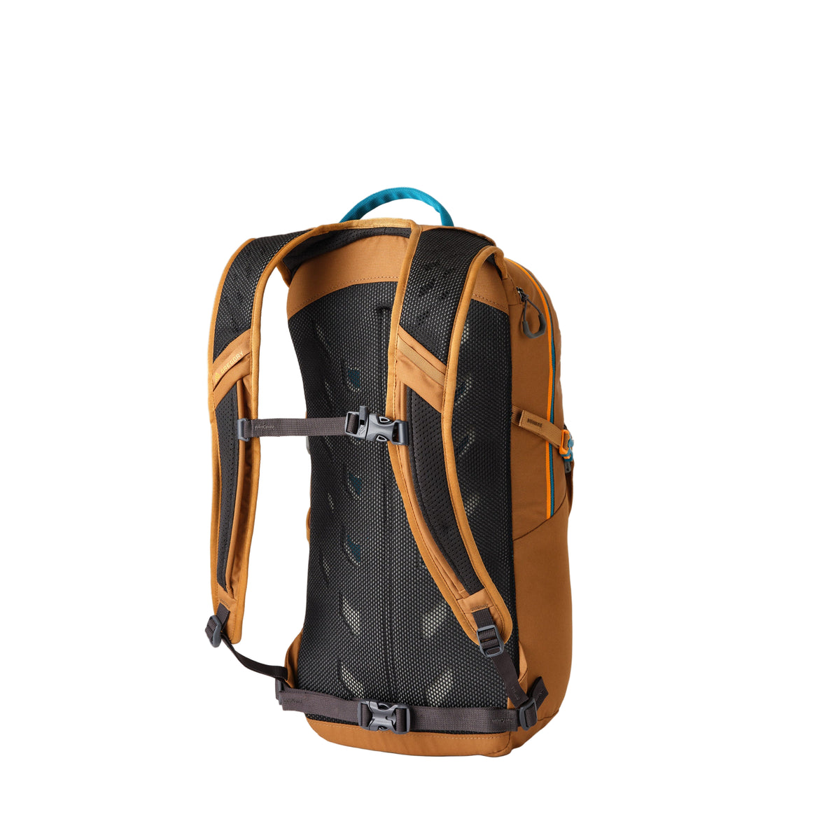 Gregory Nano 18L Daypack in Moab Tan - Back View showing breathable die-cut backpanel