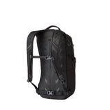 Gregory Nano 18L Daypack in Optic Black - Back View showing padded airmesh shoulder harnesses