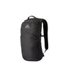 Gregory Nano 18L Daypack in Optic Black - Front View with laptop/tablet sleeve