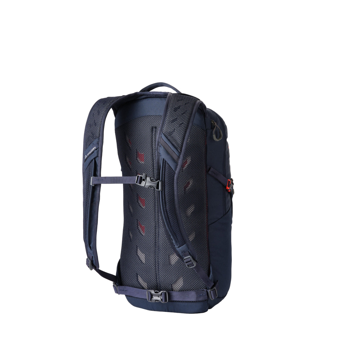Gregory Nano 18L Daypack in Spark Navy - Back View showing breathable backpanel