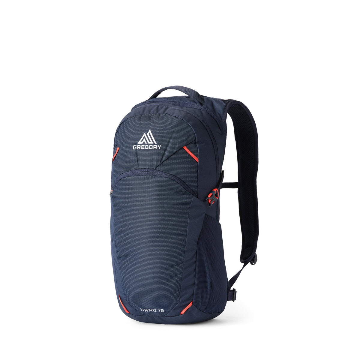 Gregory Nano 18L Daypack in Spark Navy - Front View with colourful energetic design