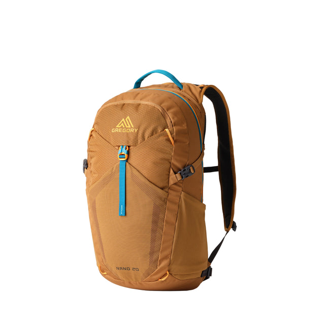 Gregory Nano 20L Daypack in Moab Tan - Front View with 40-100% recycled materials